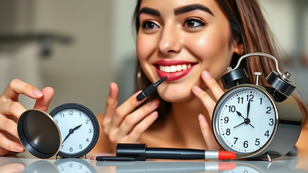 출근 전 5분! 아침 메이크업