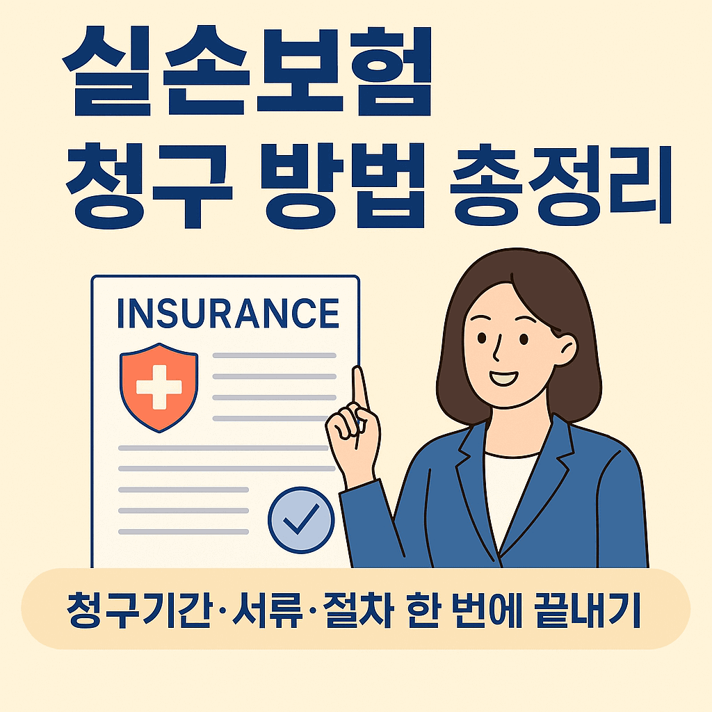 실손보험 청구 방법