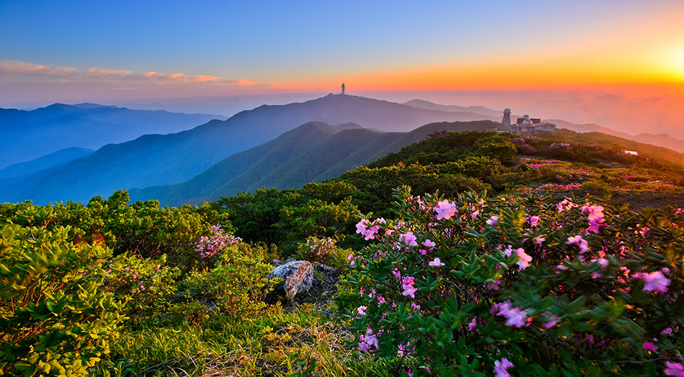 소백산 등산코스 지도