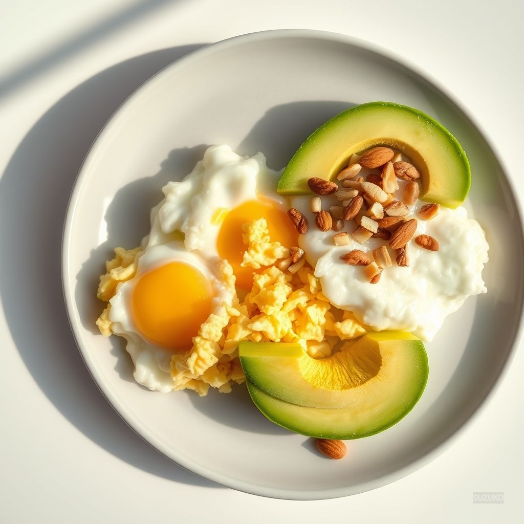 저탄수화물 식단 아침