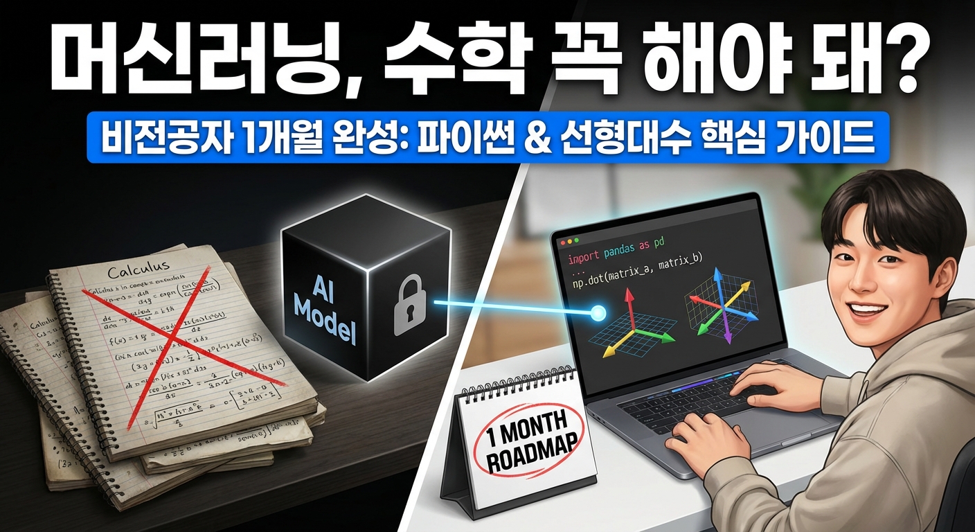머신러닝 수학 필요성과 비전공자 파이썬 선형대수 입문 가이드