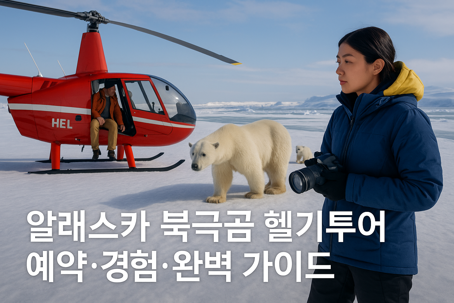 알래스카 북극곰 헬기투어 예약·경험·완벽 가이드 관련 이미지