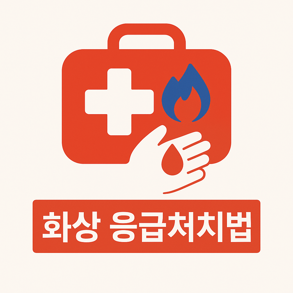 🔥 화상 입었을 때, 당황하지 말고 이렇게 응급처치하세요