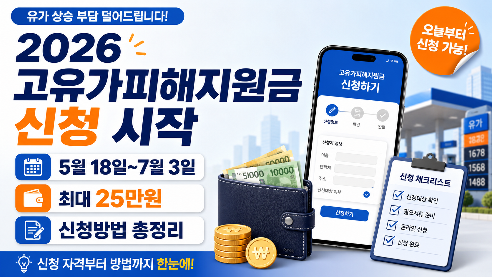 2026 고유가피해지원금 기간,대상 정리