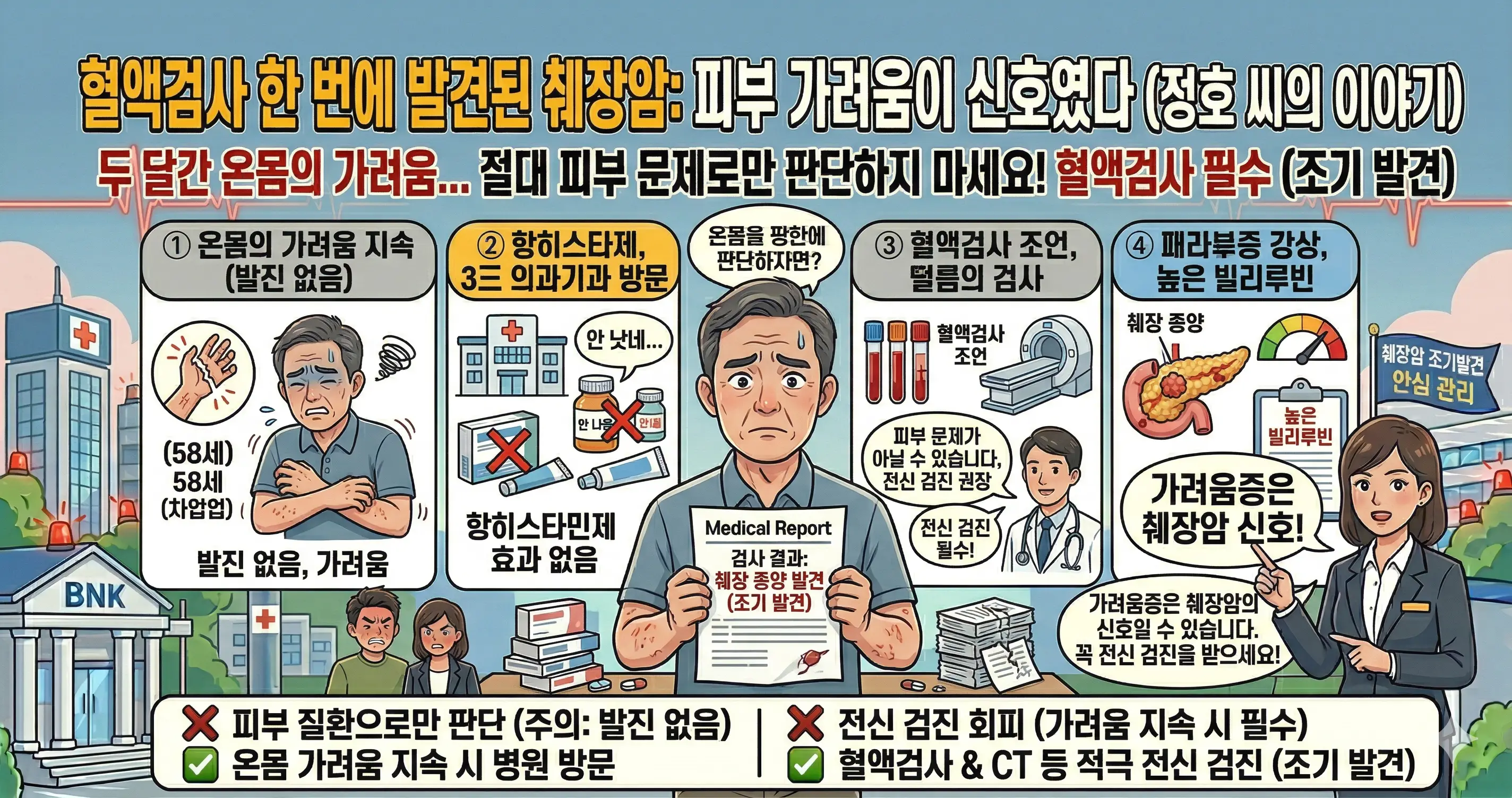 췌장암 초기증상 가려움