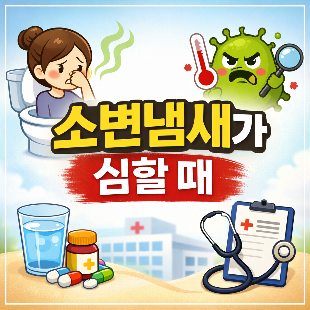소변 냄새가 심할때