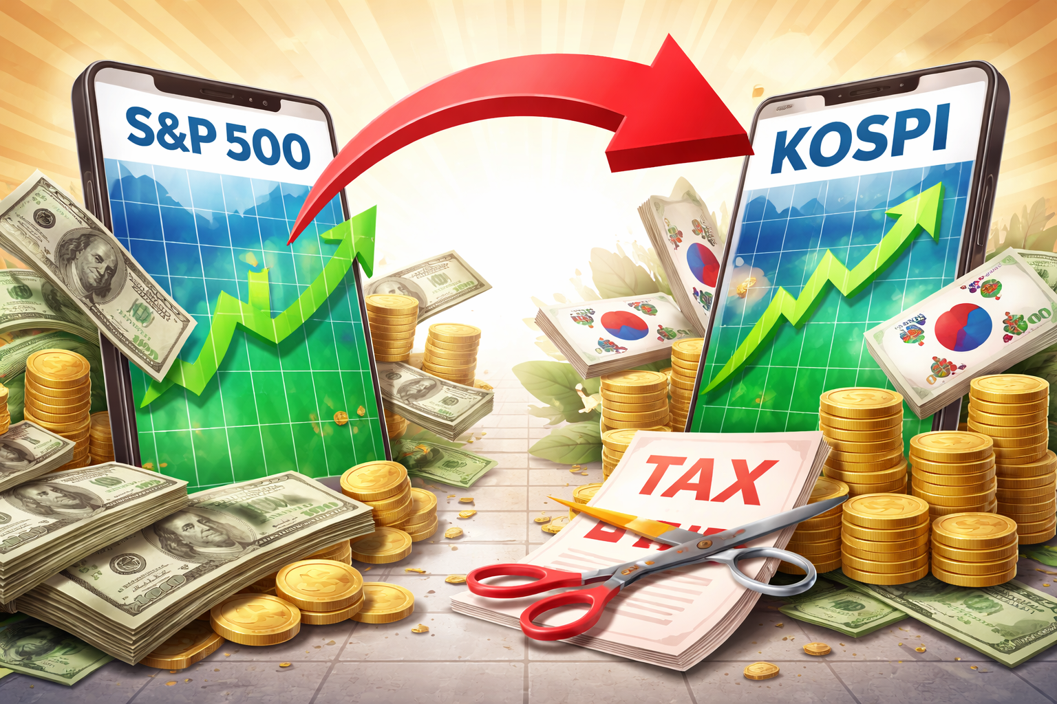 미국주식 팔고 국내주식 투자하면 세금 면제? 정부 추진 세제 혜택 총정리 관련 사진
