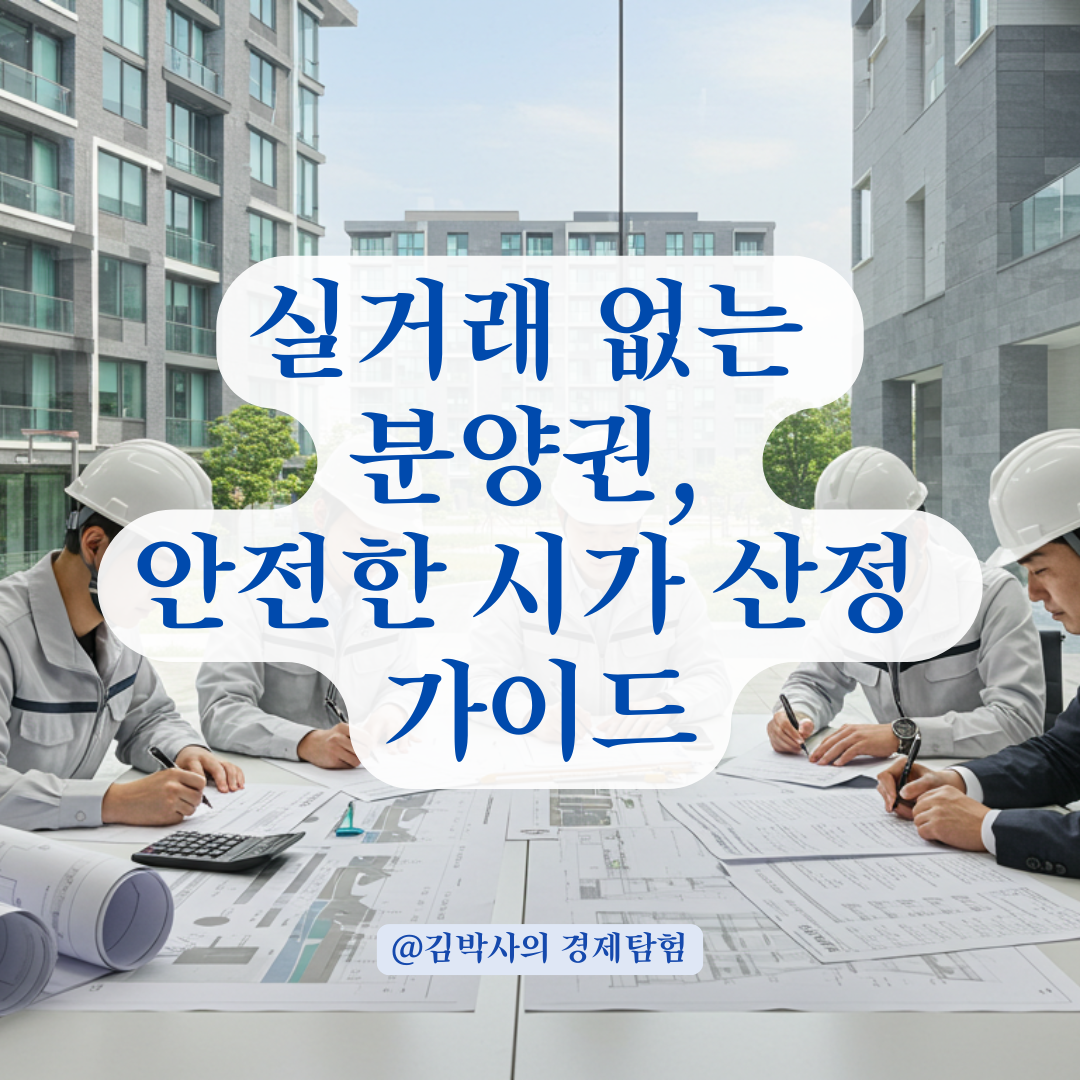 전매 가능 분양권 매매 시, 실거래 없는 상태에서 시가를 추정하는 공식 가이드.