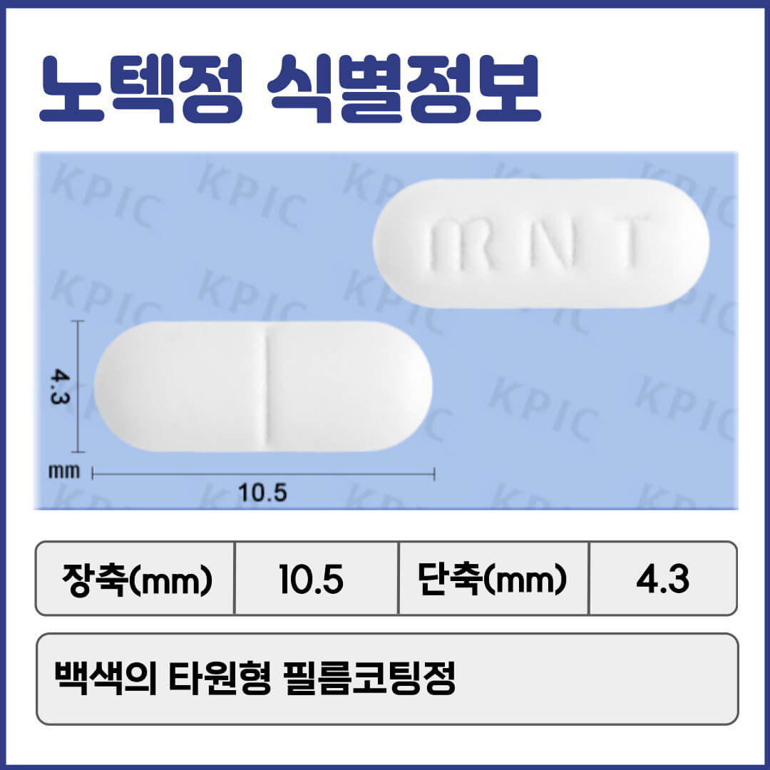 노텍정 식별정보