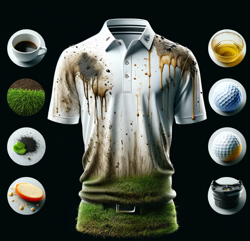 골프웨어 다양한 얼룩 제거