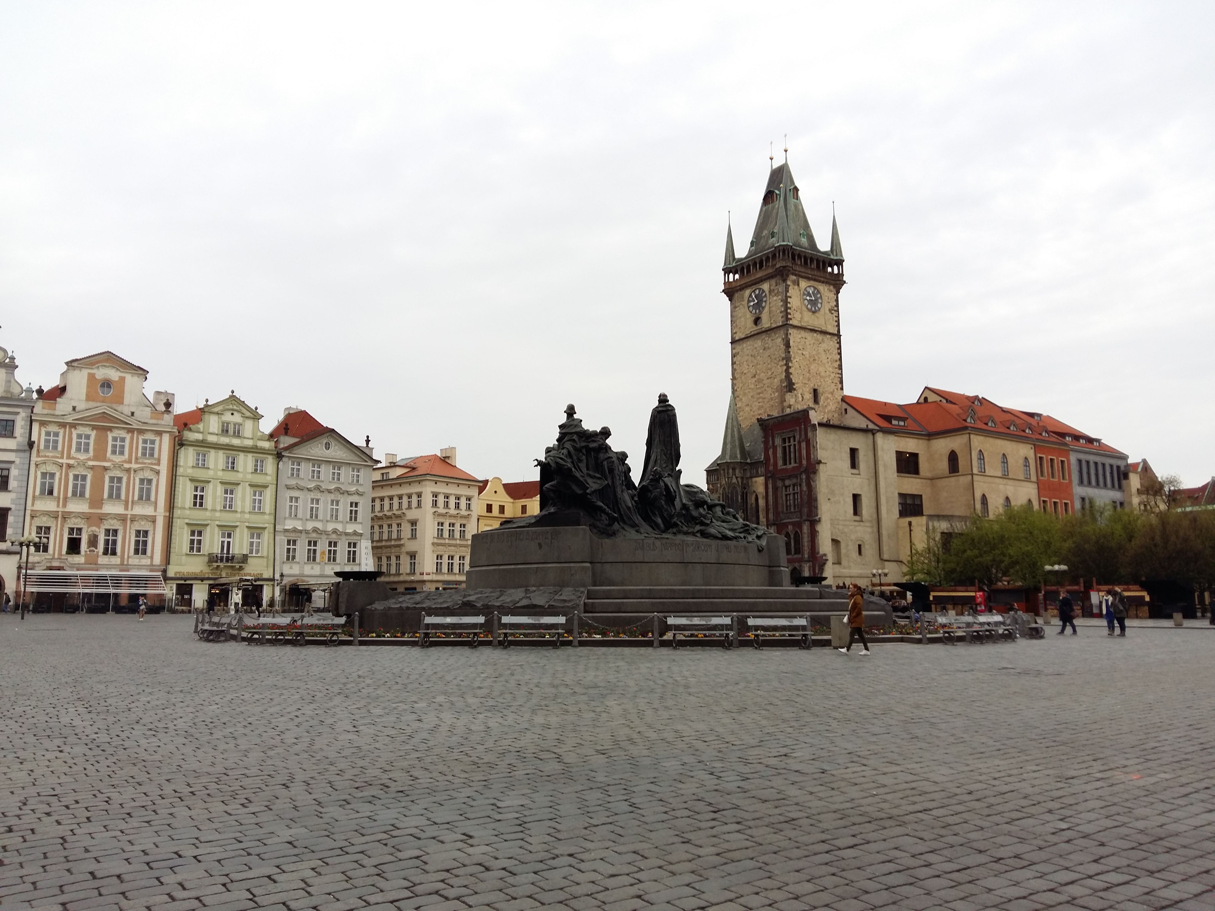 체코 프라하 구시가지 광장과 천문시계탑