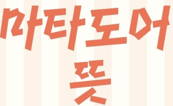 마타도어 뜻
