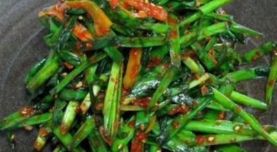 부추무침이미지