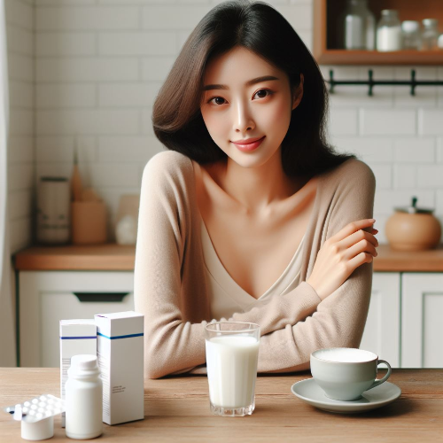 우유먹고 약먹어도 되나요