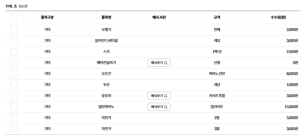 기타 폐기물 스티커 가격