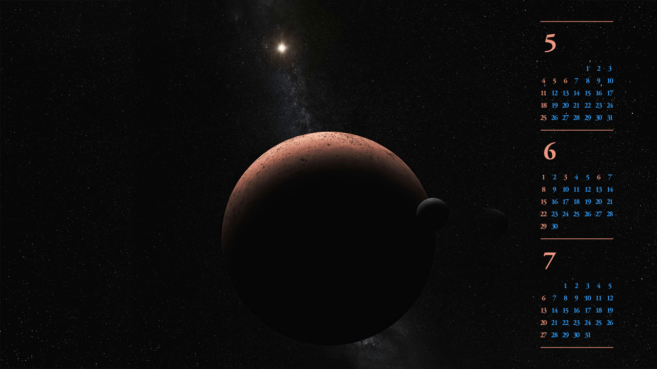 03 왜행성 마케마케 B - 2025년6월 노트북배경화면