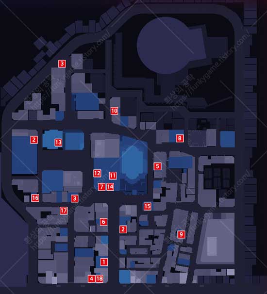 식사 콤보 카무로쵸 지도 이미지