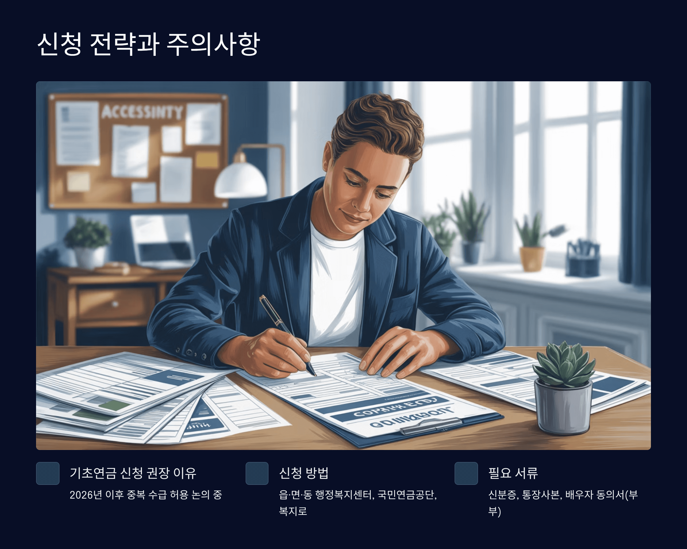 신청 전략과 주의사항