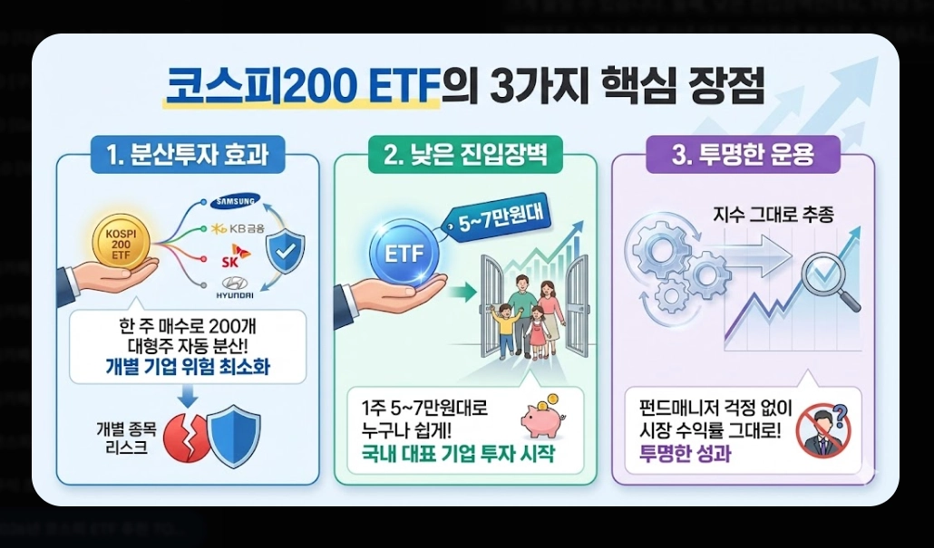 코스피200 ETF 추천 TOP 3 [2026년] KODEX vs TIGER vs RISE 완벽 비교