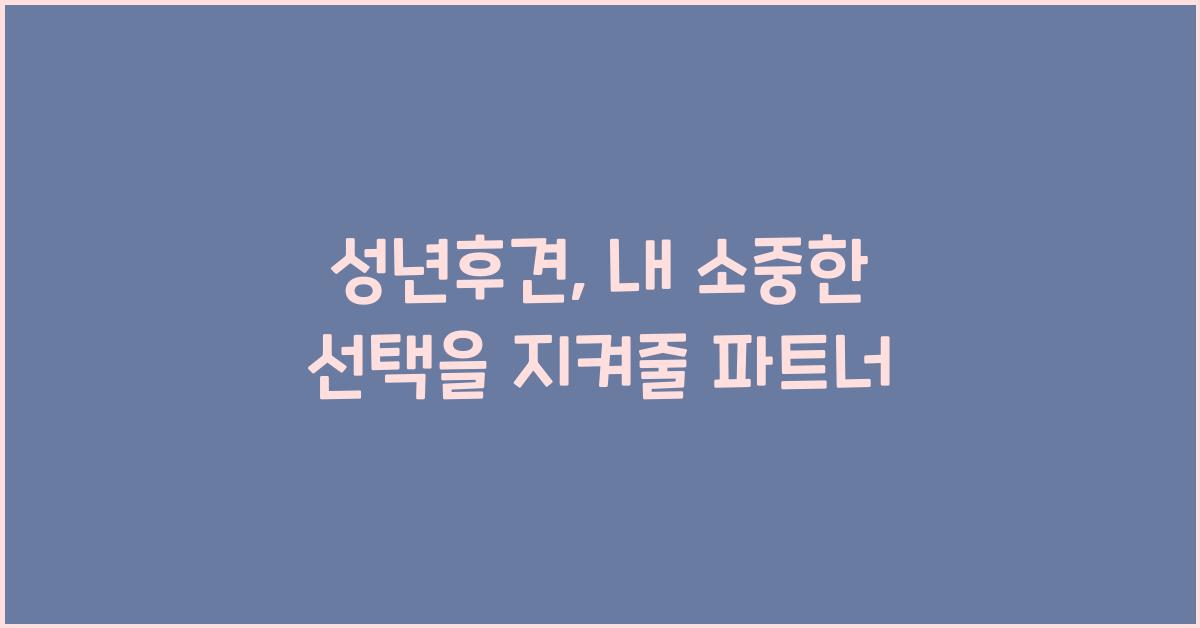 성년후견