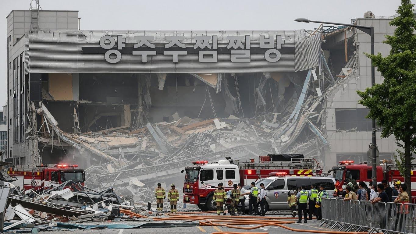 양주 찜질방 가스 폭발 사고