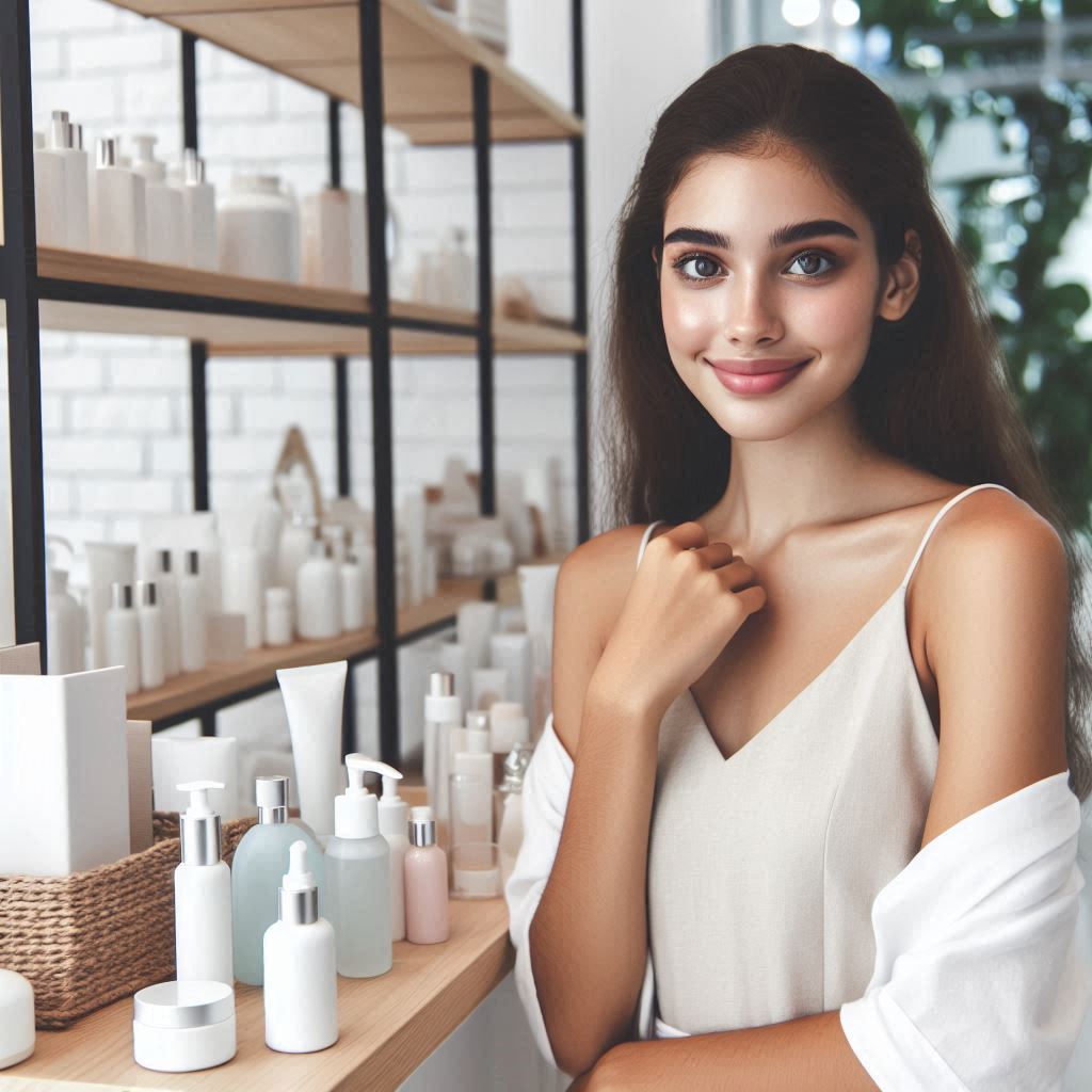 피부,체형관리 샵 배경