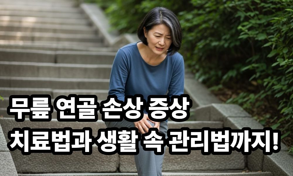 무릎 연골 손상 증상 사진 1
