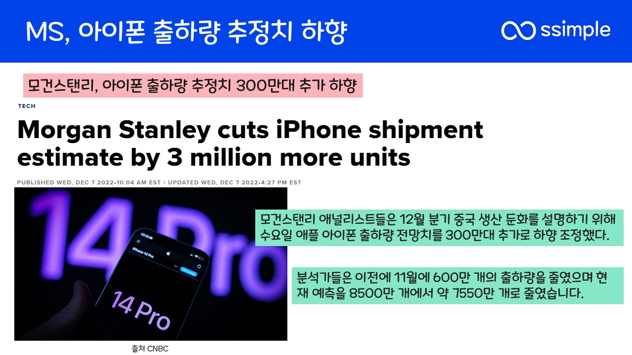 아이폰-출하량-하향