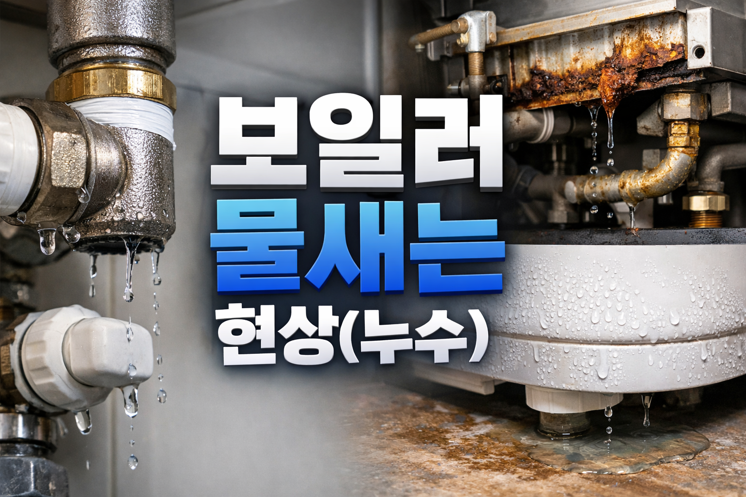 보일러 물새는 현상(누수)