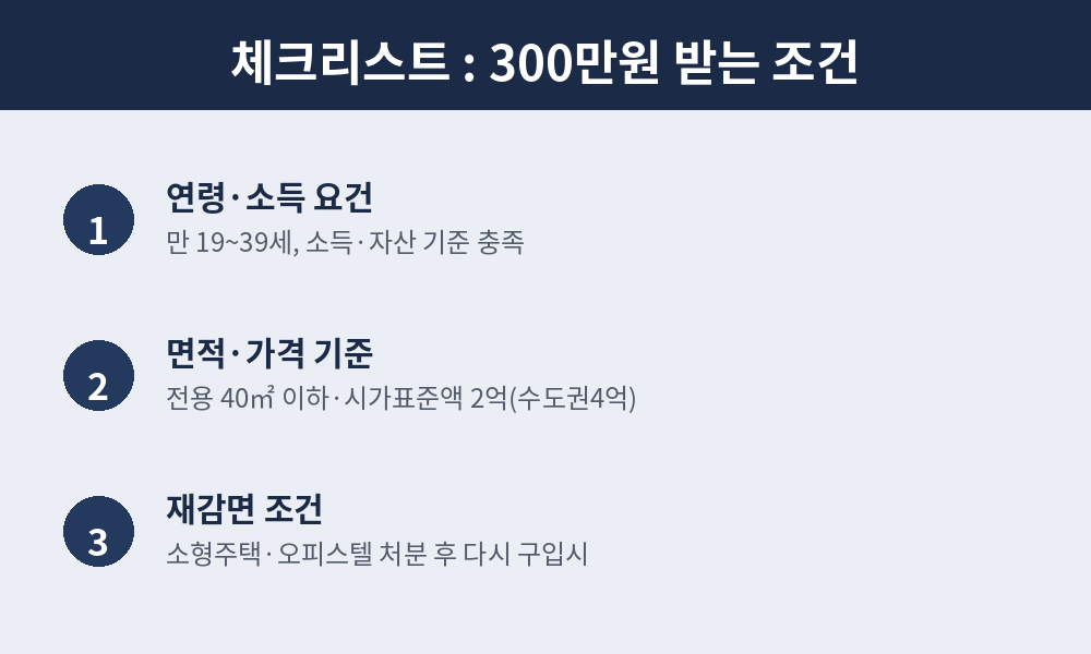 300만원 받는 조건