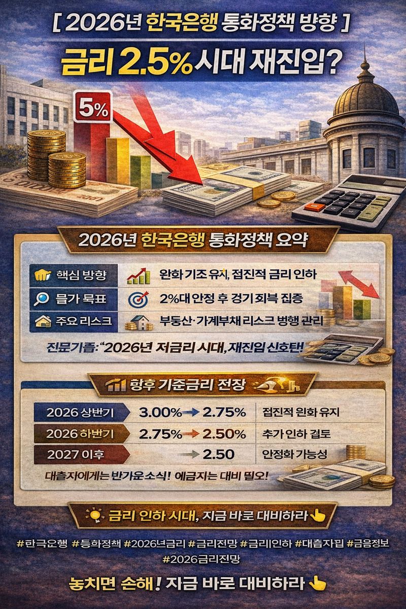 2026년 통화정책 핵심 기조