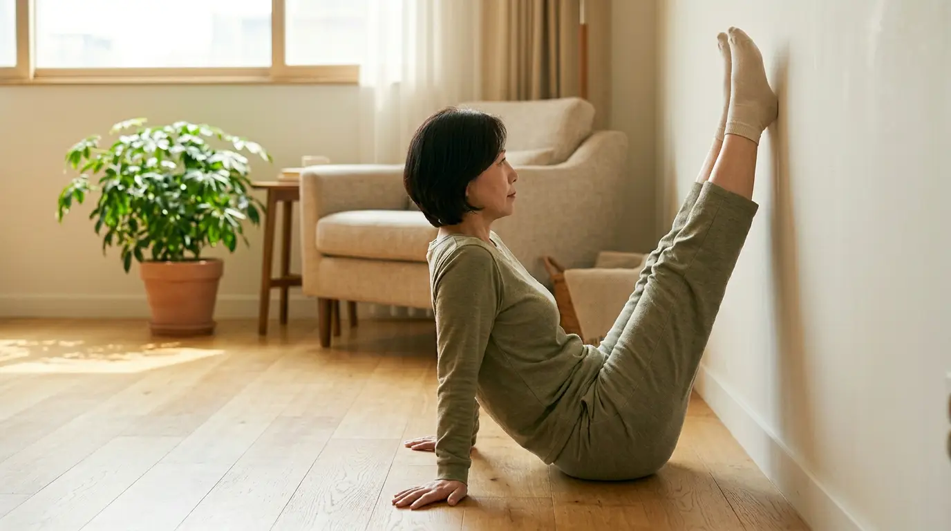 하지정맥류 자가진단 다리 올리기 점검