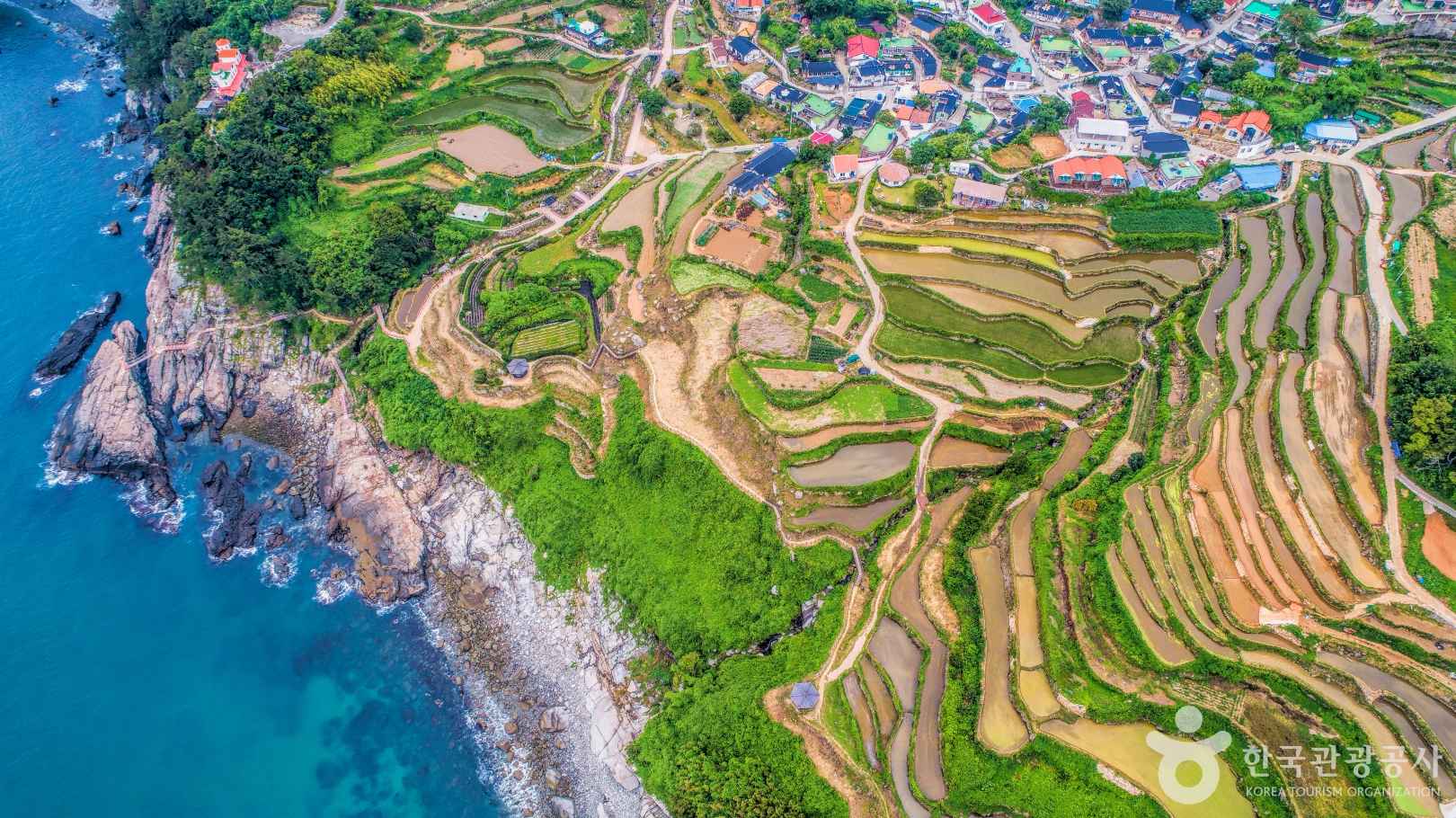 다랭이마을 전경