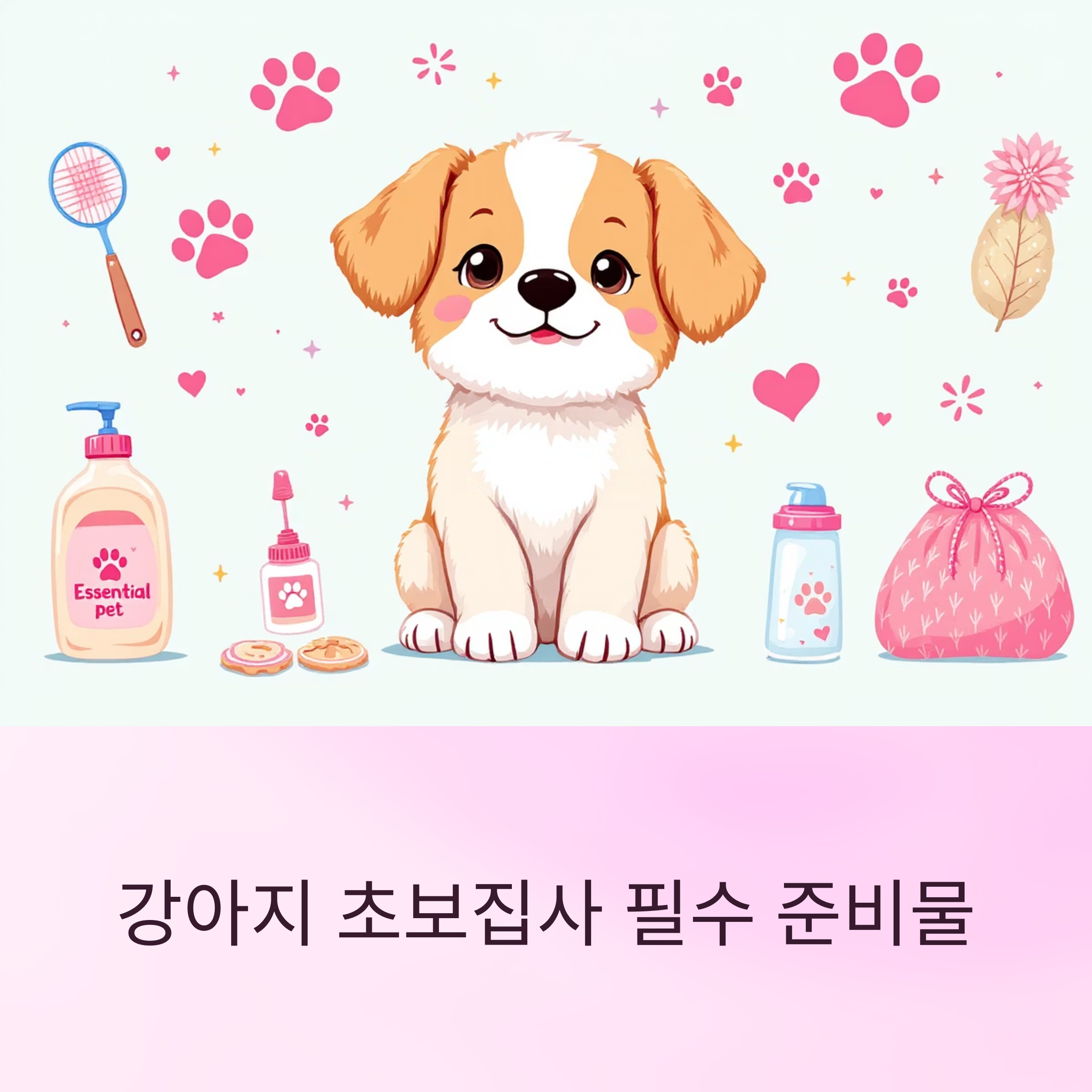 강아지 초보집사 필수 준비물