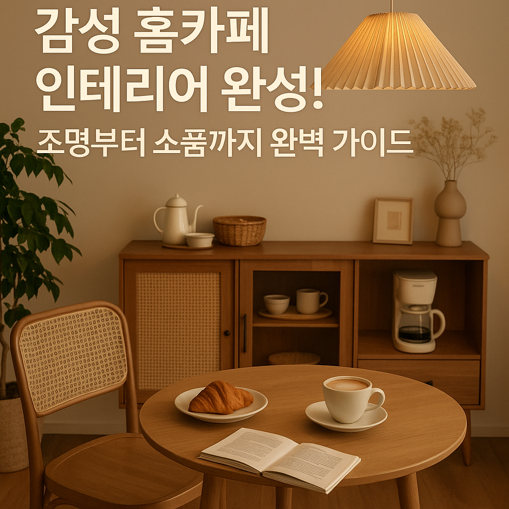 감성 홈카페 인테리어
