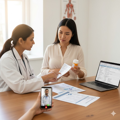 임신 초기 약물 복용 안전 등급 확인 및 신경관 결손 예방을 위한 의료진 상담