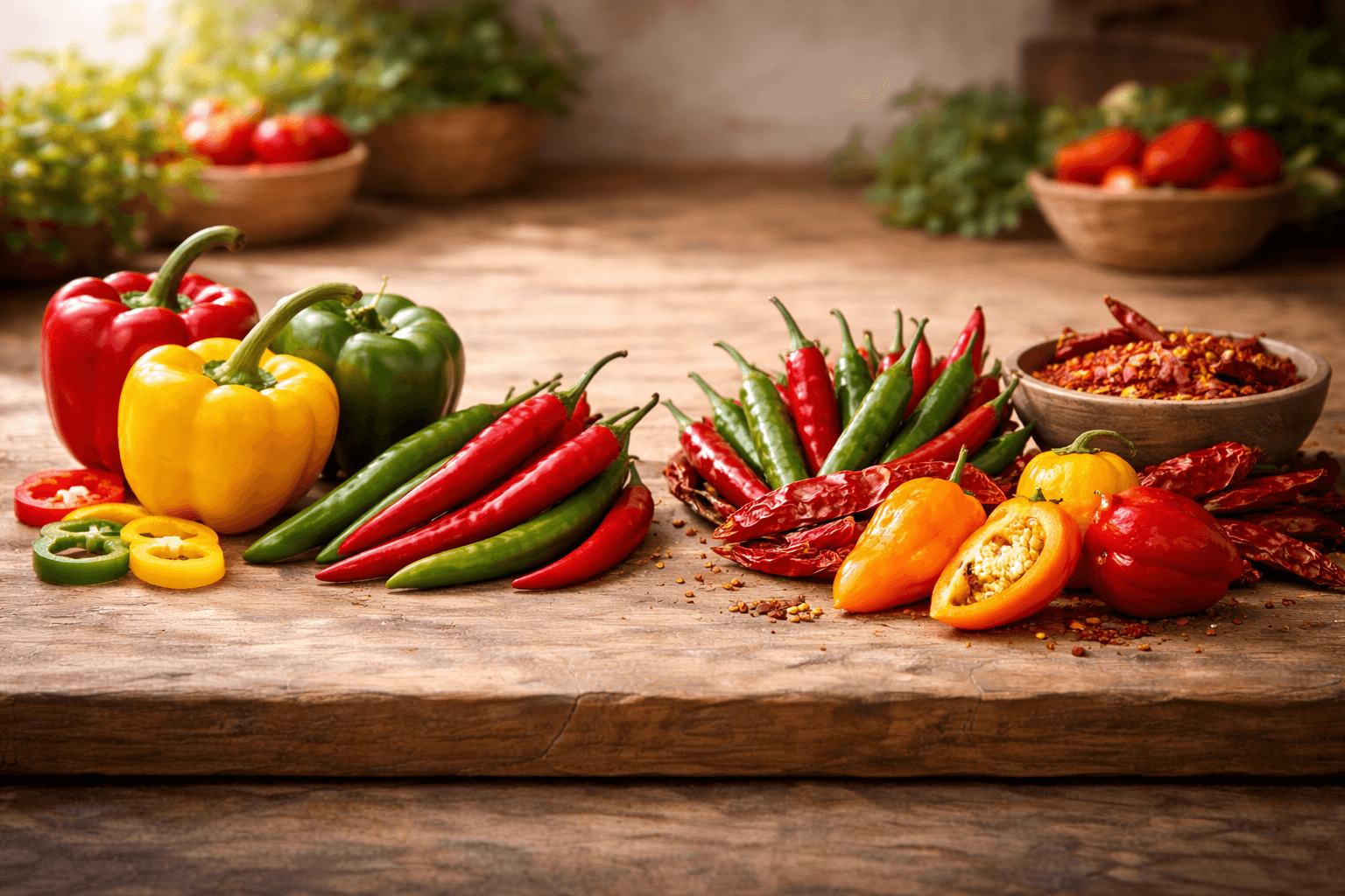 야채 고추와 매운 고추의 차이점 총정리