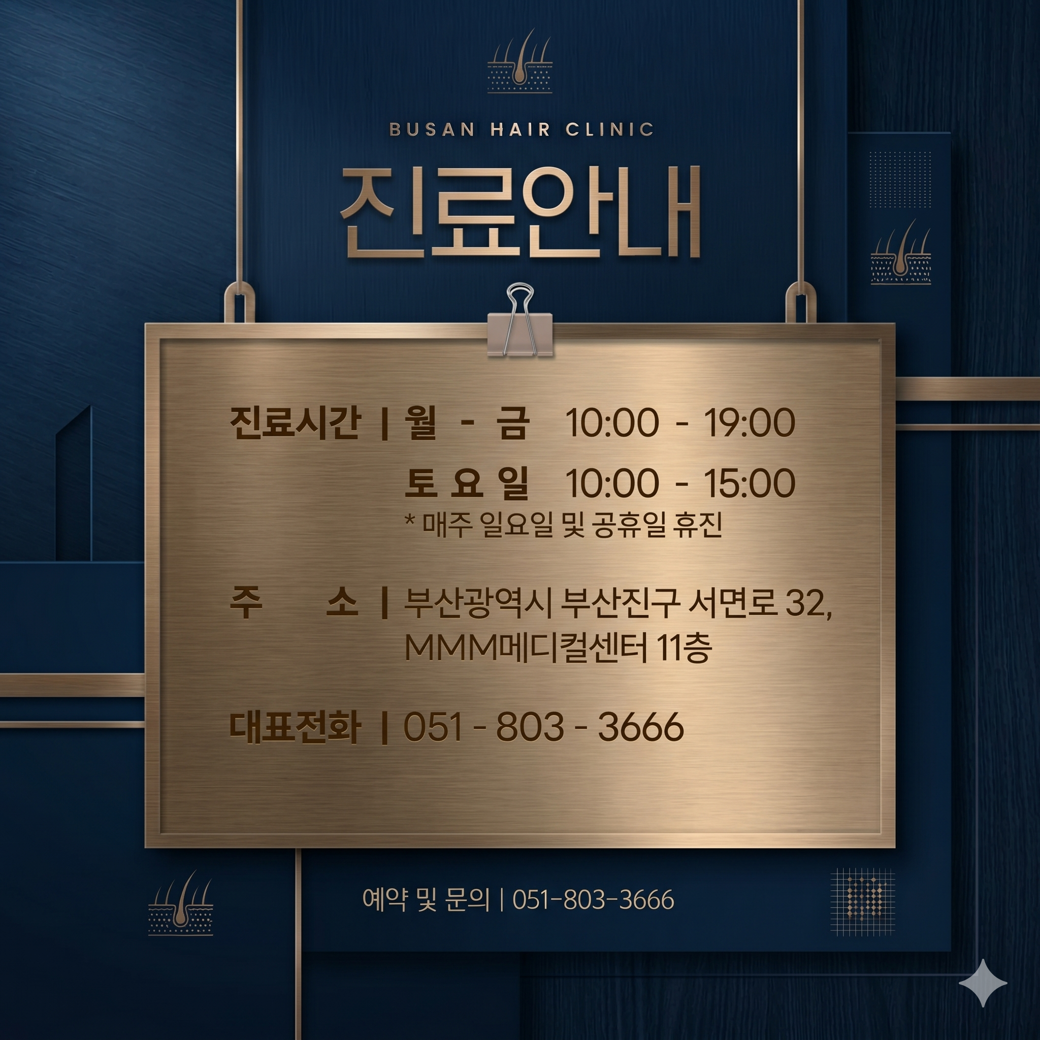 부산 모발이식 유명한 병원인 헤어로의원 정보를 AI로 제작