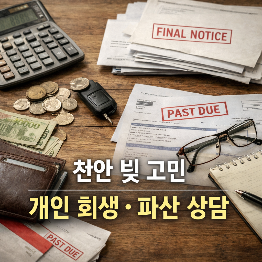 천안에서 생활비 부족으로 빚이 쌓일 때 점검해야 할 것: 개인 회생 파산 선택 전 체크리스트