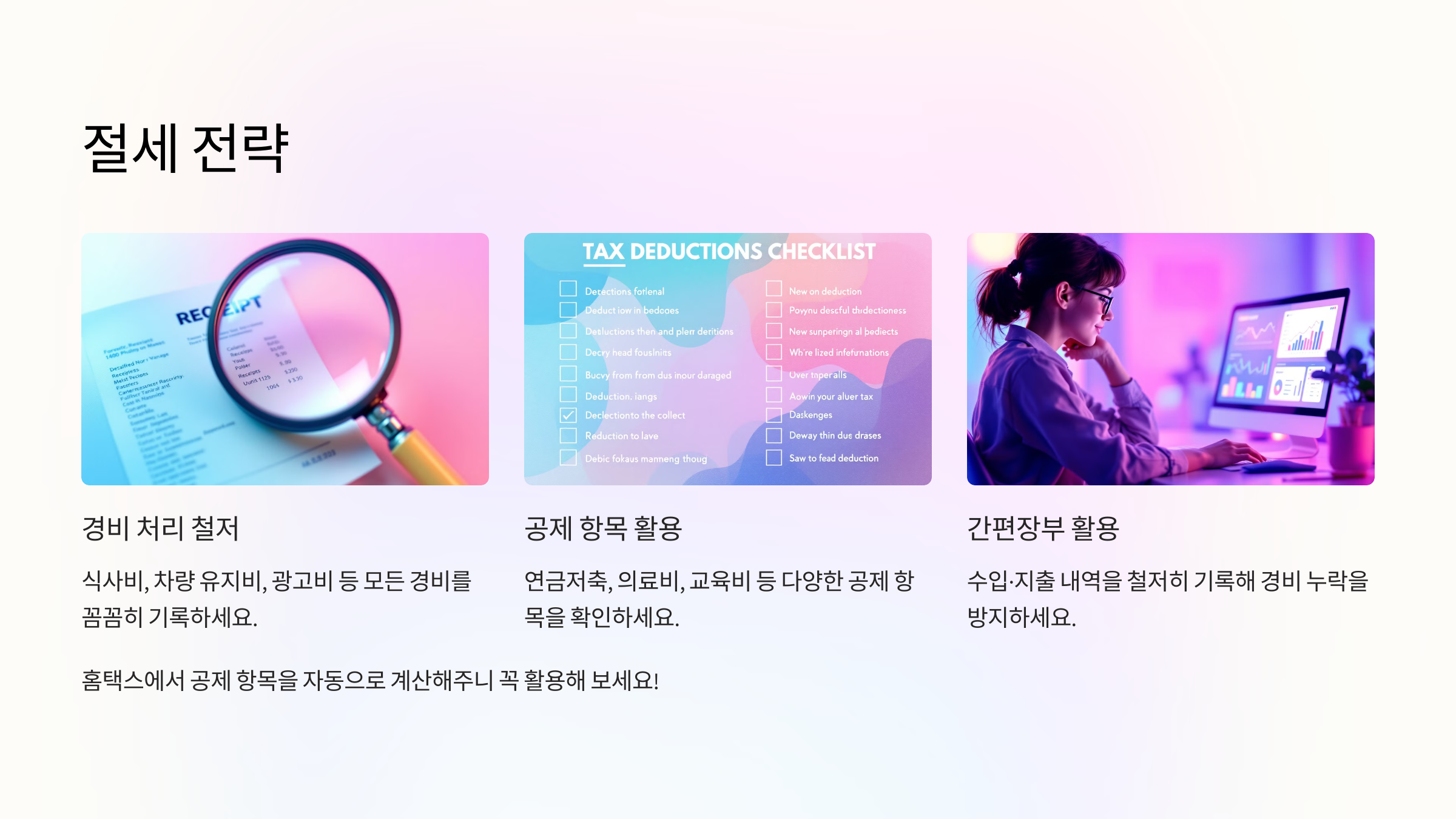 종합소득세 신고 방법과 간편장부 작성법과 양식 활용법