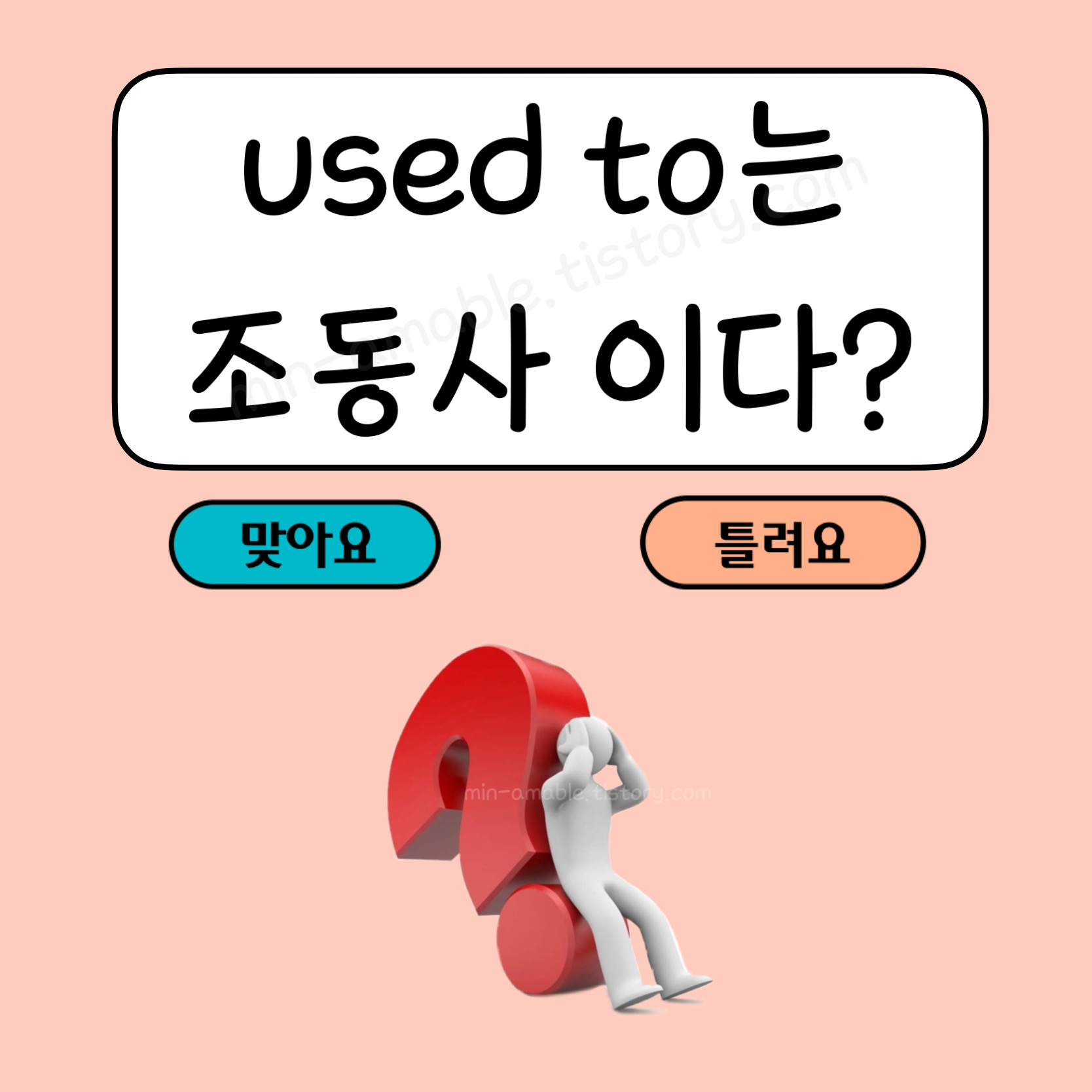 used to예문