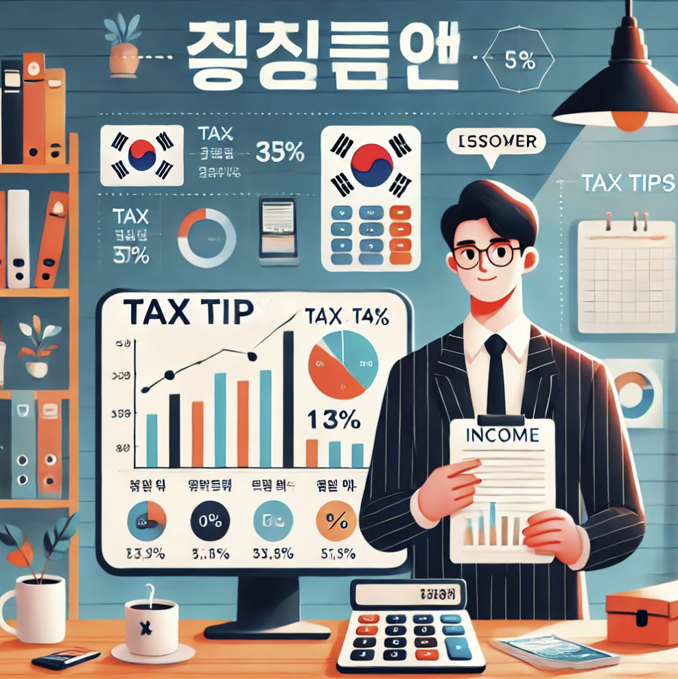 세율 차트 개념 이미지