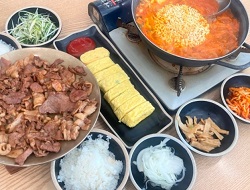 숯불고기정식