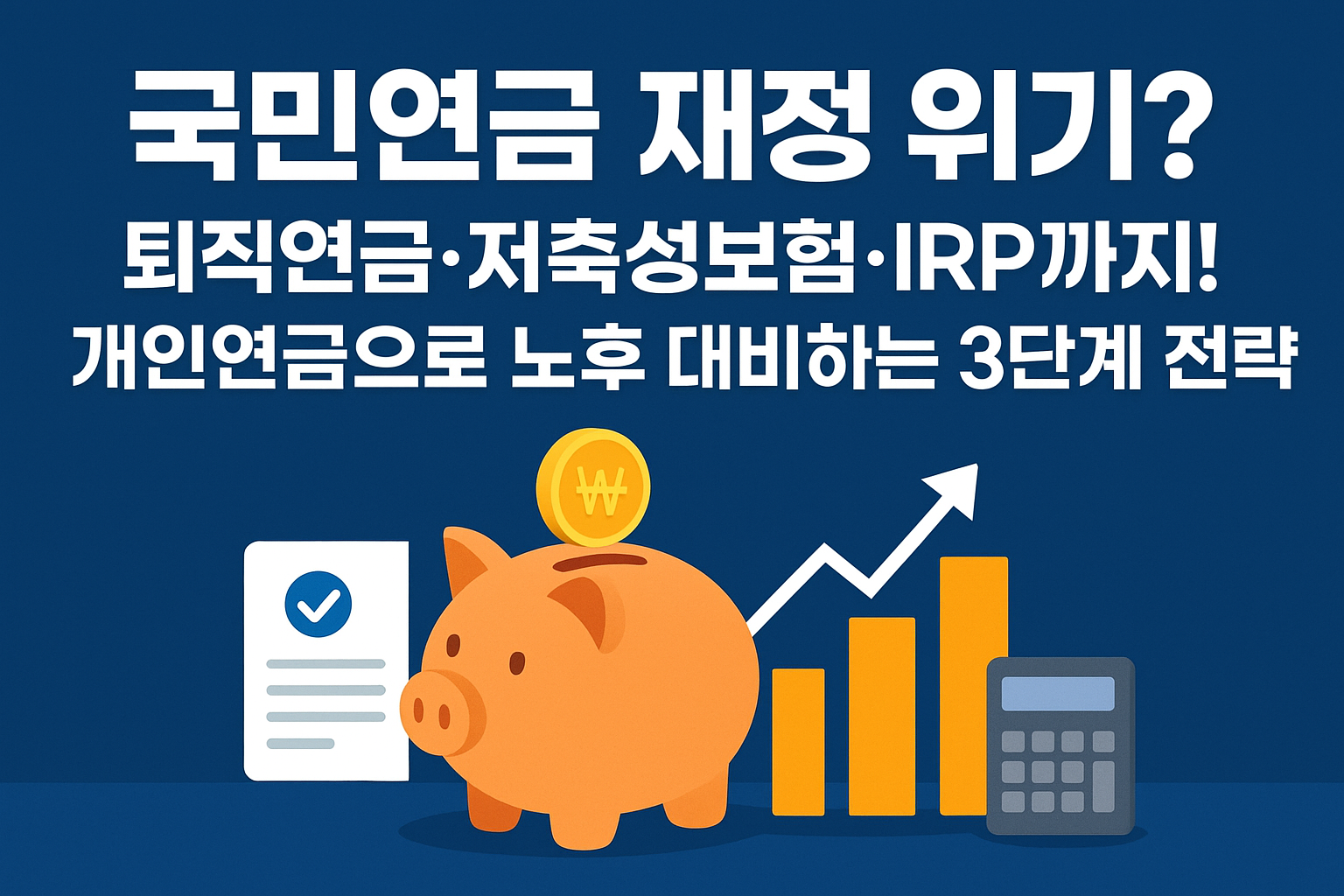 개인연금으로 노후 대비하는 3단계 전략