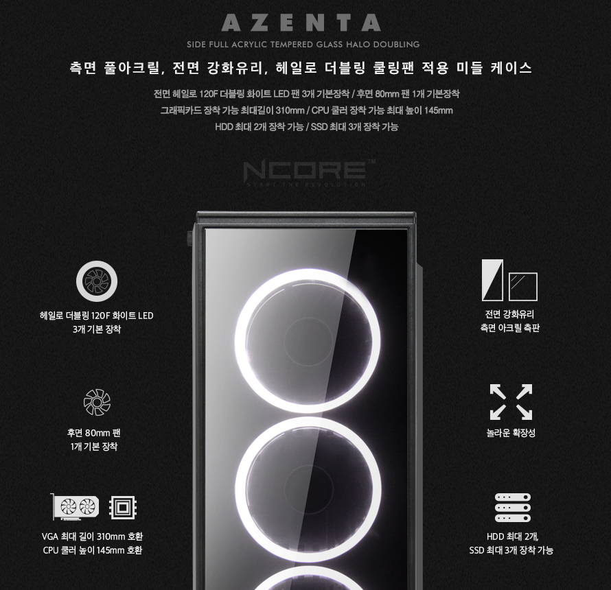 ABKO NCORE Agenta Full Acrylic DOUBLING