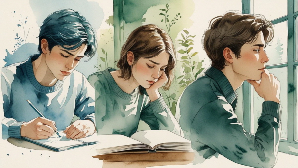 ISTP는 감정을 겉으로 표현하기보다는 혼자 속으로 정리하려 합니다에 관한 그림