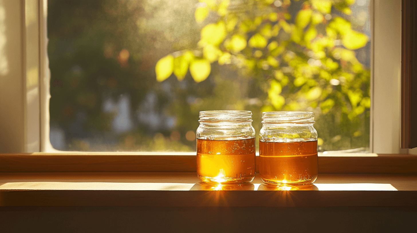 꿀-직사광선-피하기