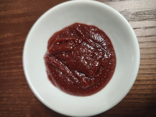 완성된 즉석 고추장