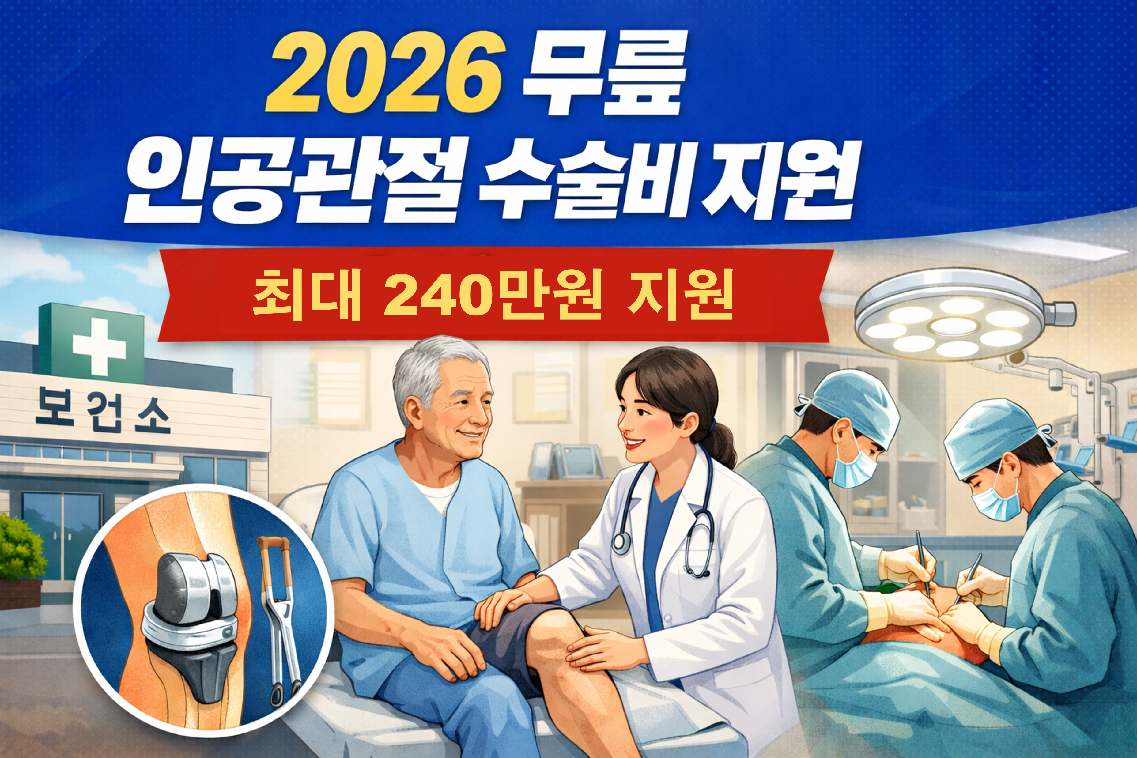 무릎 인공관절 수술비 지원