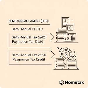 2025 근로장려금 반기신청 지급일 이미지